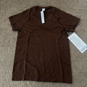 lululemon athletica swiftly tech short sleeve 2.0 race brown